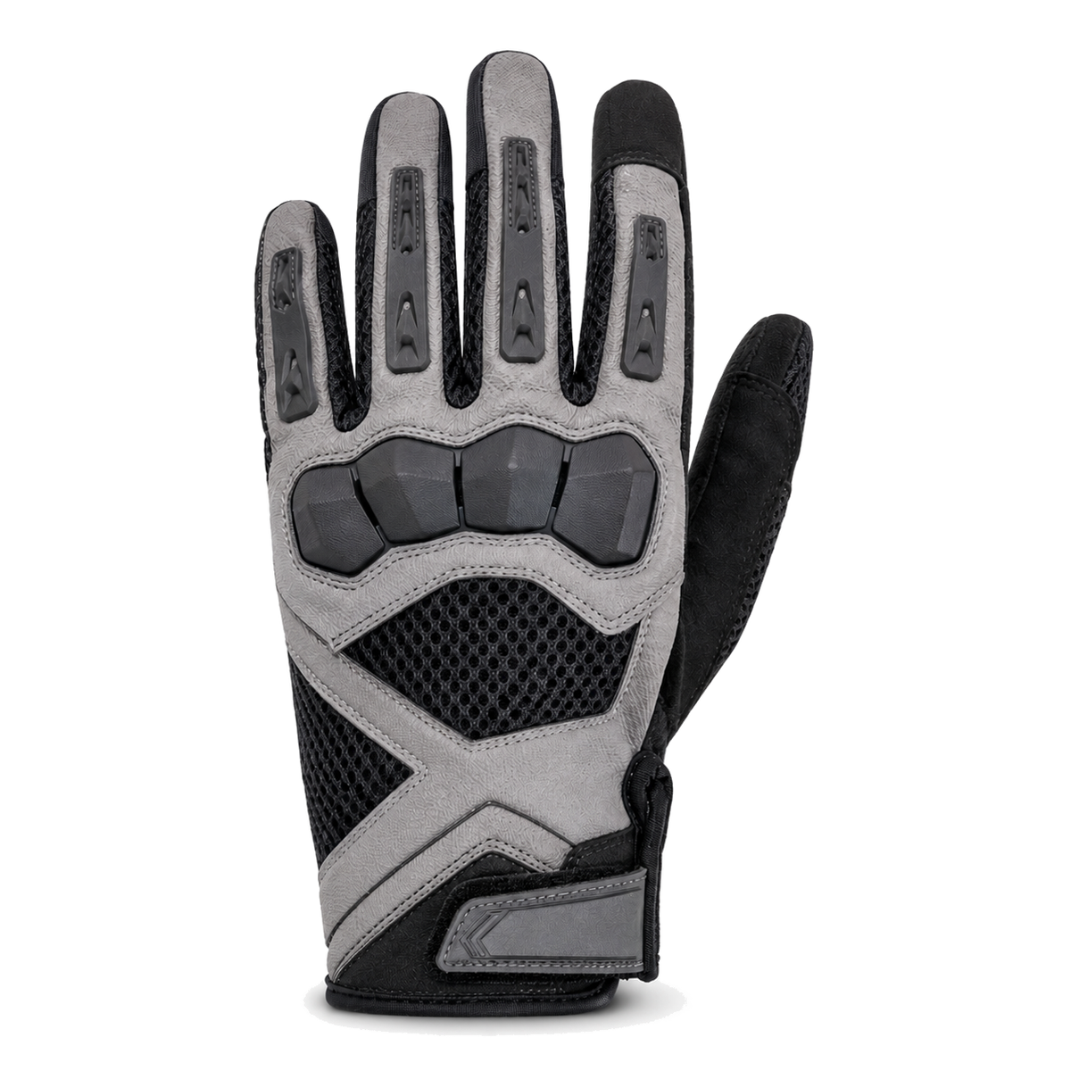 Back view of an AeroFlow touchscreen mesh motorcycle glove