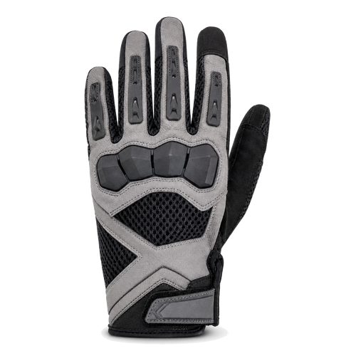 Back view of an AeroFlow touchscreen mesh motorcycle glove