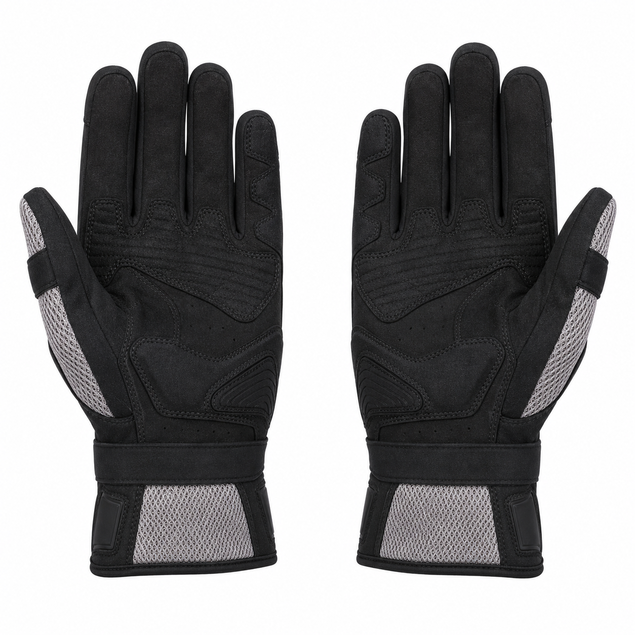 AeroVault Structured-Vent Mesh Gloves palm-side construction view