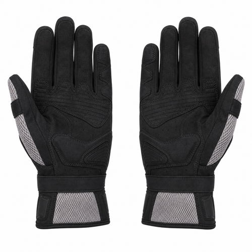 AeroVault Structured-Vent Mesh Gloves palm-side construction view