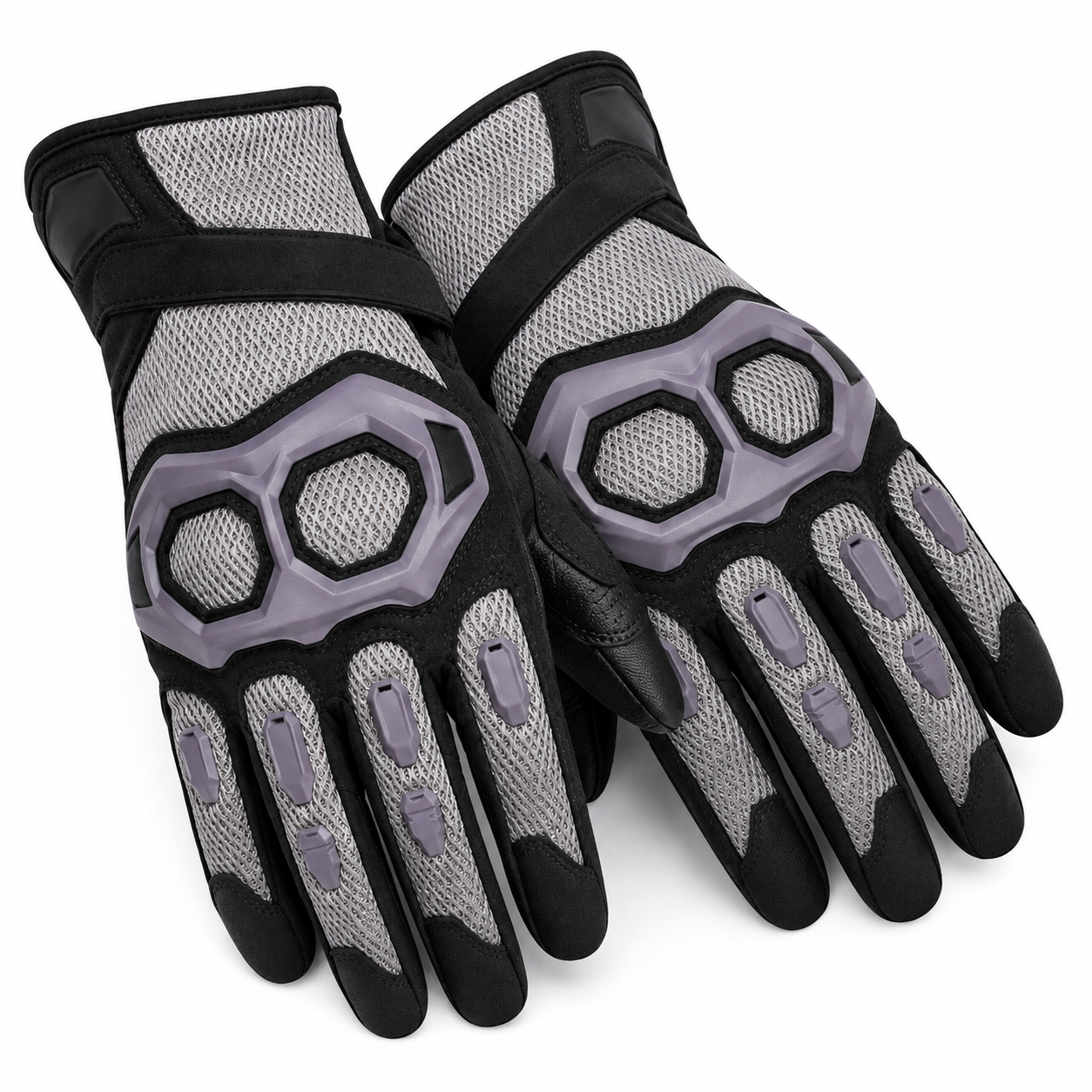 AeroVault Structured-Vent Mesh Gloves three-quarter mesh and stitching detail