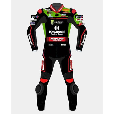 Kawasaki Alex Lowes WSBK 2021 Motorcycle Suit - ZEES MOTO