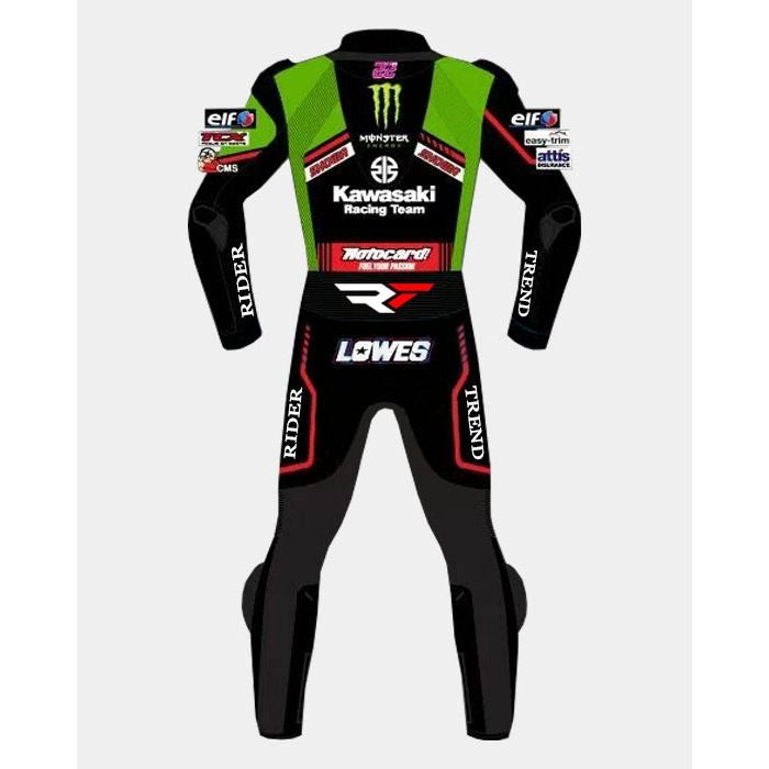 Kawasaki Alex Lowes WSBK 2021 Motorcycle Suit - ZEES MOTO