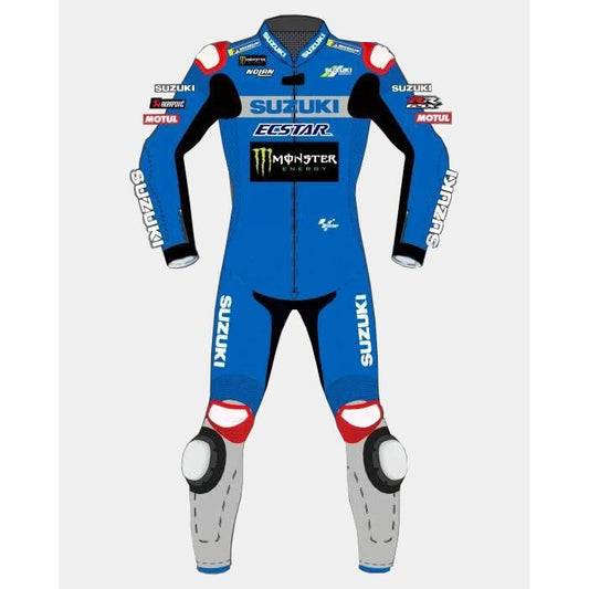 Suzuki Alex Rins MotoGP 2021 Motorcycle Suit - ZEES MOTO