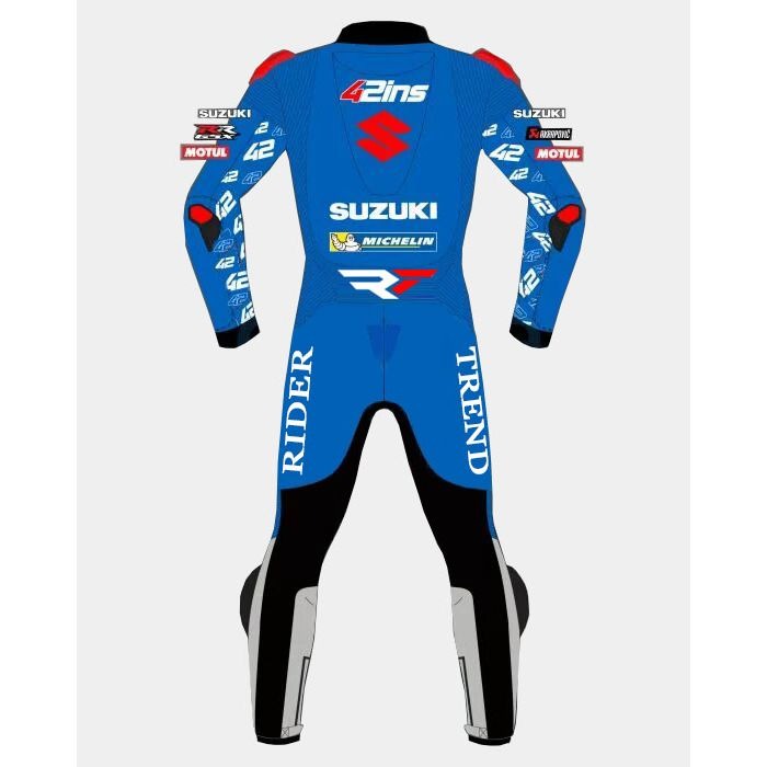 Suzuki Alex Rins MotoGP 2021 Motorcycle Suit - ZEES MOTO