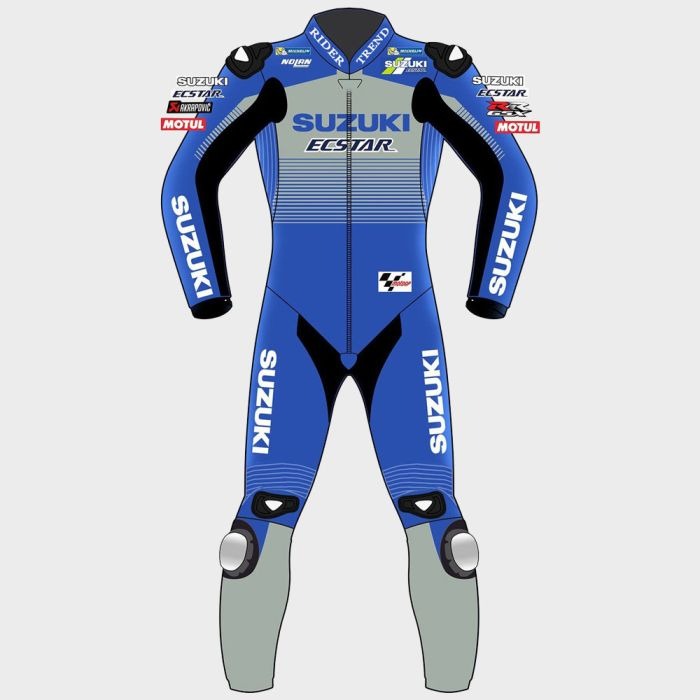 Suzuki Alex Rins 2020 Motorcycle Racing Suit - ZEES MOTO