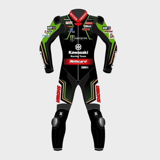 Kawasaki Alex Lowes WSBK 2020 Motorcycle Suit - ZEES MOTO