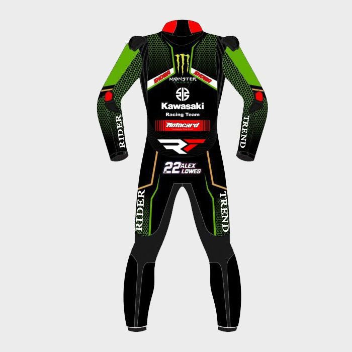 Kawasaki Alex Lowes WSBK 2020 Motorcycle Suit - ZEES MOTO