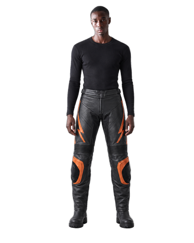 AmberStrike Leather Motorcycle Racing Pants