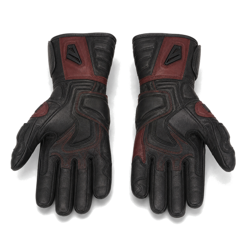 Apex Roadguard leather motorcycle gloves reinforced palm view