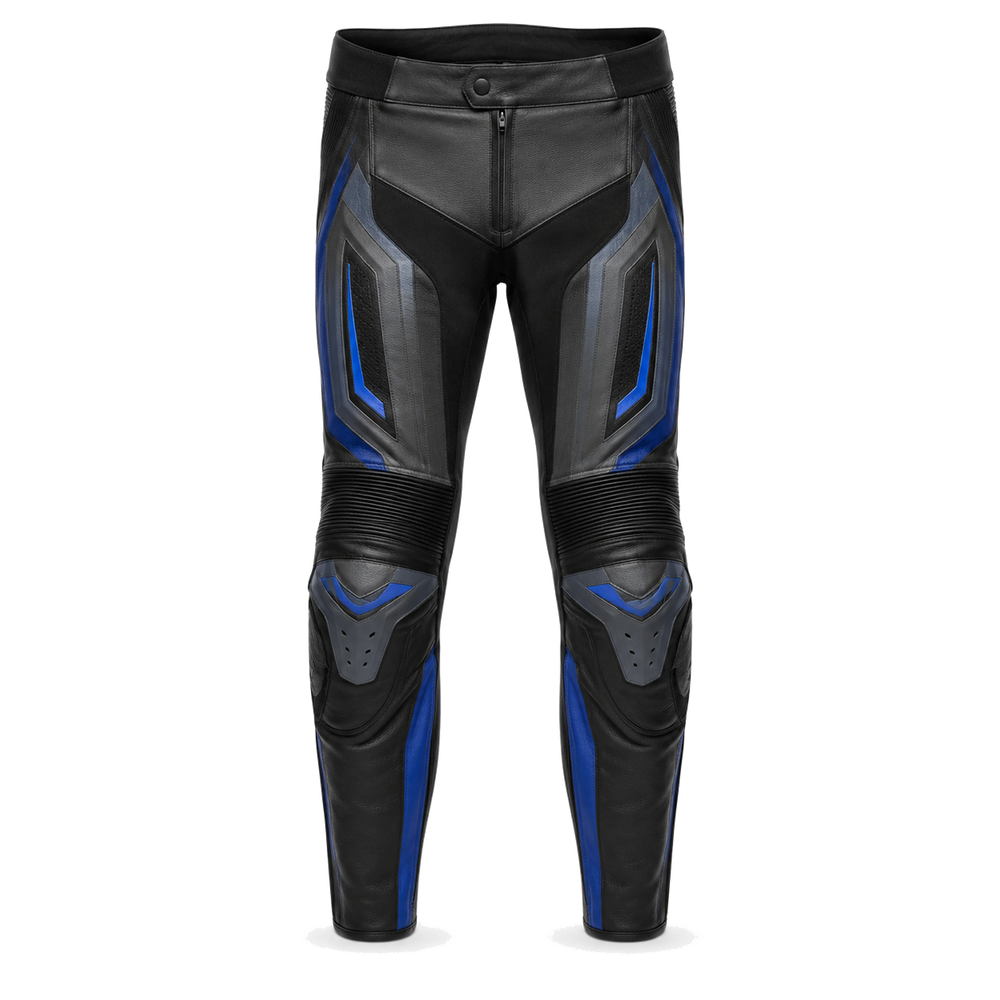 ApexGrid original ventilated leather racing pants front view