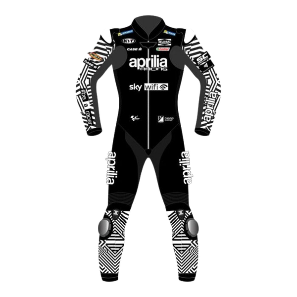 Aprilia Aleix Espargaro Black Motorcycle Racing Suit