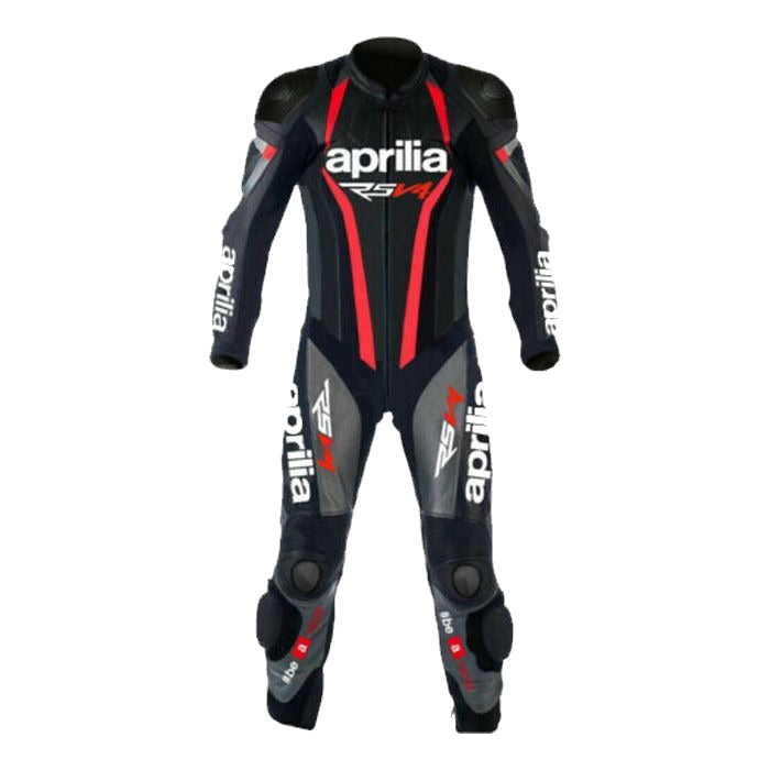 Aprilia Black RSV4 Motorcycle Racing Suit - ZEES MOTO