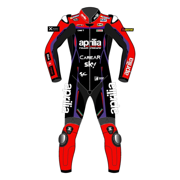 Aprilia Maverick Vinales Motorcycle Racing Suit - ZEES MOTO
