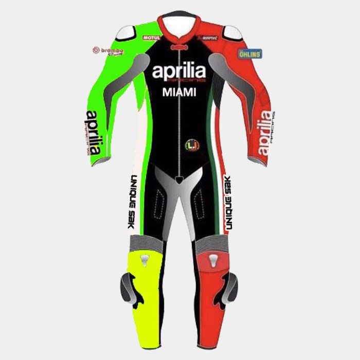 Aprilia Miami Motorcycle Racing Suit - ZEES MOTO