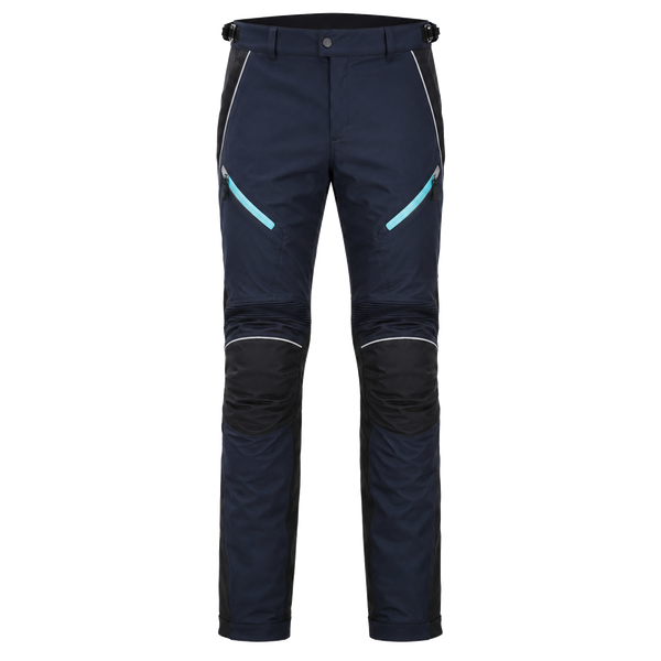 AquaShield Navy Aqua Waterproof Textile Motorcycle Pants