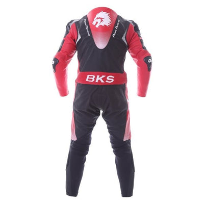 BKS Apex Black Red Motorcycle Suit - ZEES MOTO