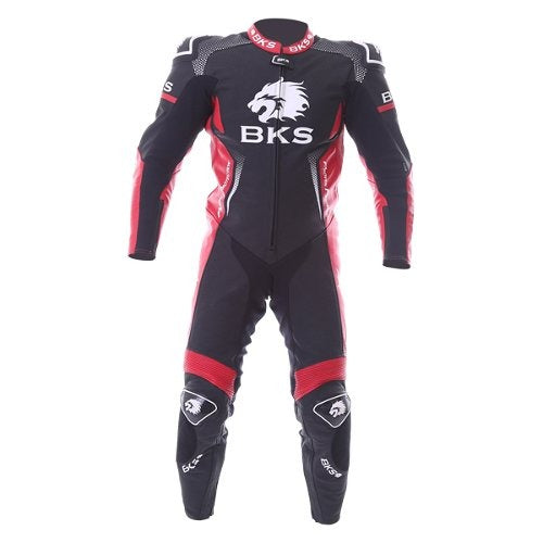 BKS Apex Black Red Motorcycle Suit - ZEES MOTO