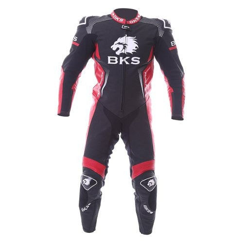 BKS Apex Black Red Motorcycle Suit