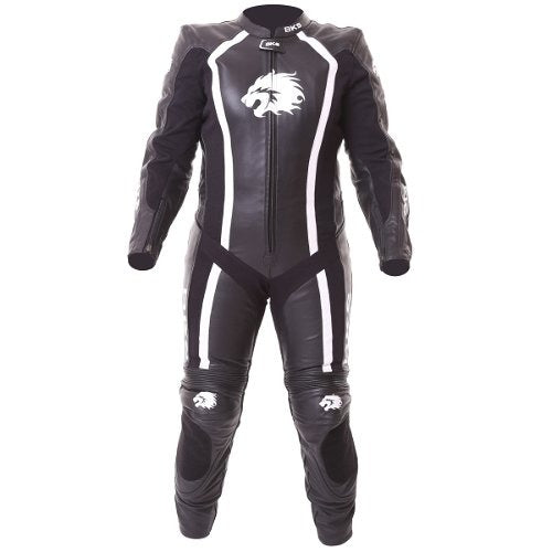 BKS Dakota Womens Black White Motorcycle Racing Suit - ZEES MOTO