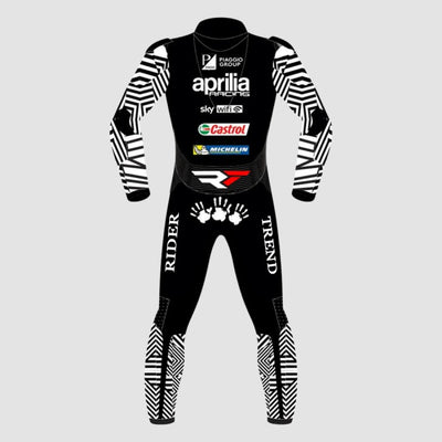 Aprilia Aleix Espargaro Black Motorcycle Racing Suit - ZEES MOTO