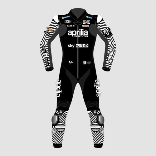 Aprilia Aleix Espargaro Black Motorcycle Racing Suit - ZEES MOTO