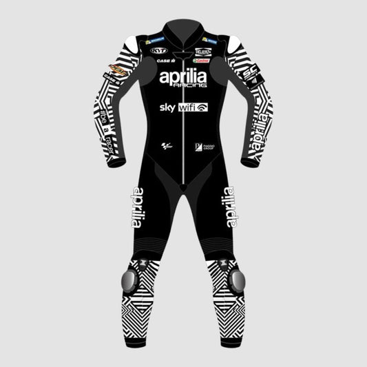 Aprilia Aleix Espargaro Black Motorcycle Racing Suit - ZEES MOTO