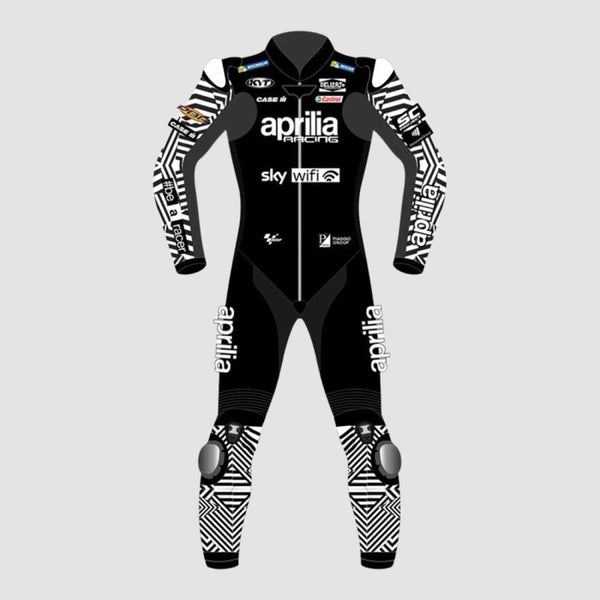 Aprilia Aleix Espargaro Black Motorcycle Racing Suit