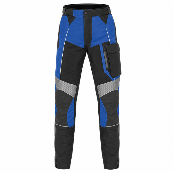 BlueRidge Cobalt Black Waterproof Textile Motorcycle Pants