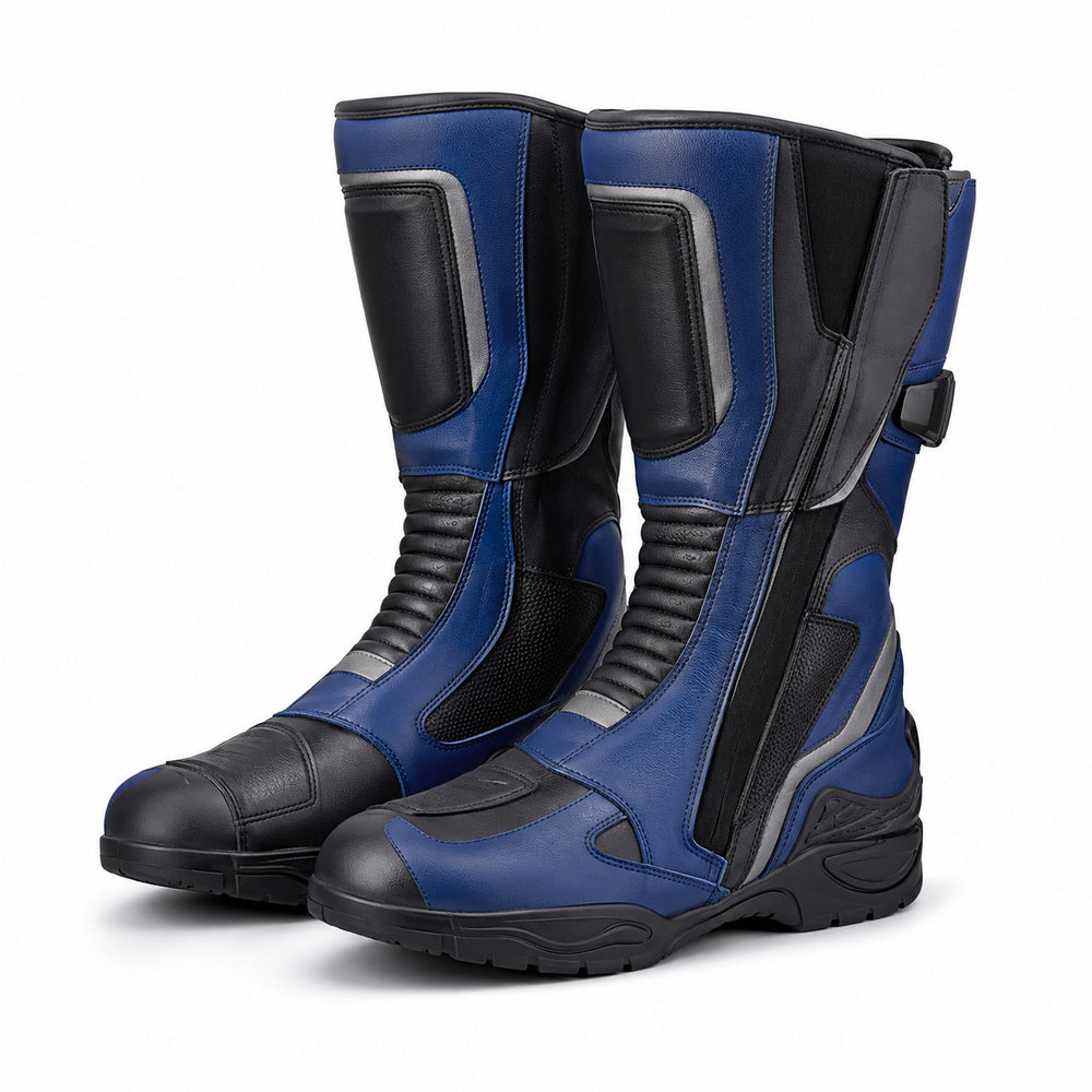 CobaltJourney touring motorcycle boots three-quarter product view