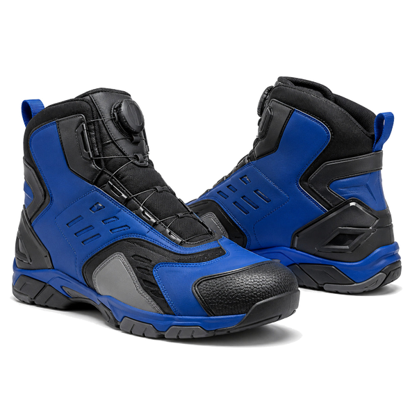 Cobalt Pulse Blue Technical Motorcycle Riding Shoes