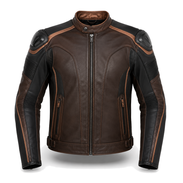 CopperCore R Leather Motorcycle Racing Jacket
