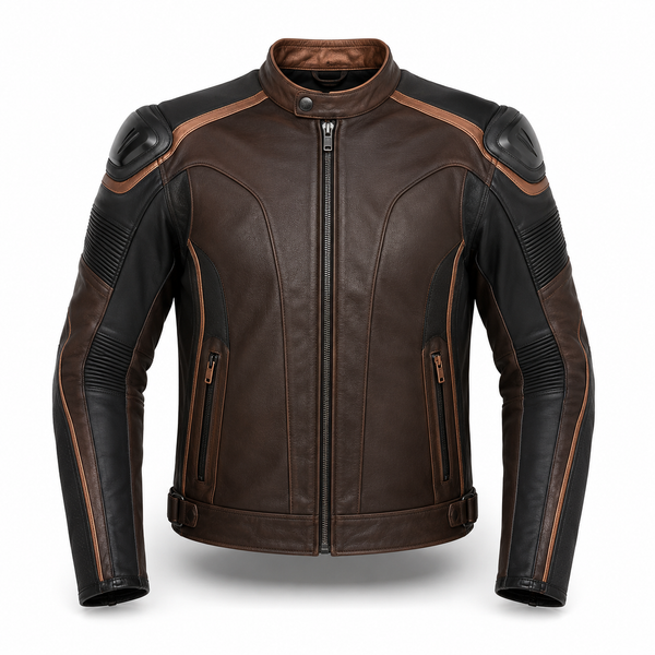 CopperCore R Leather Motorcycle Racing Jacket