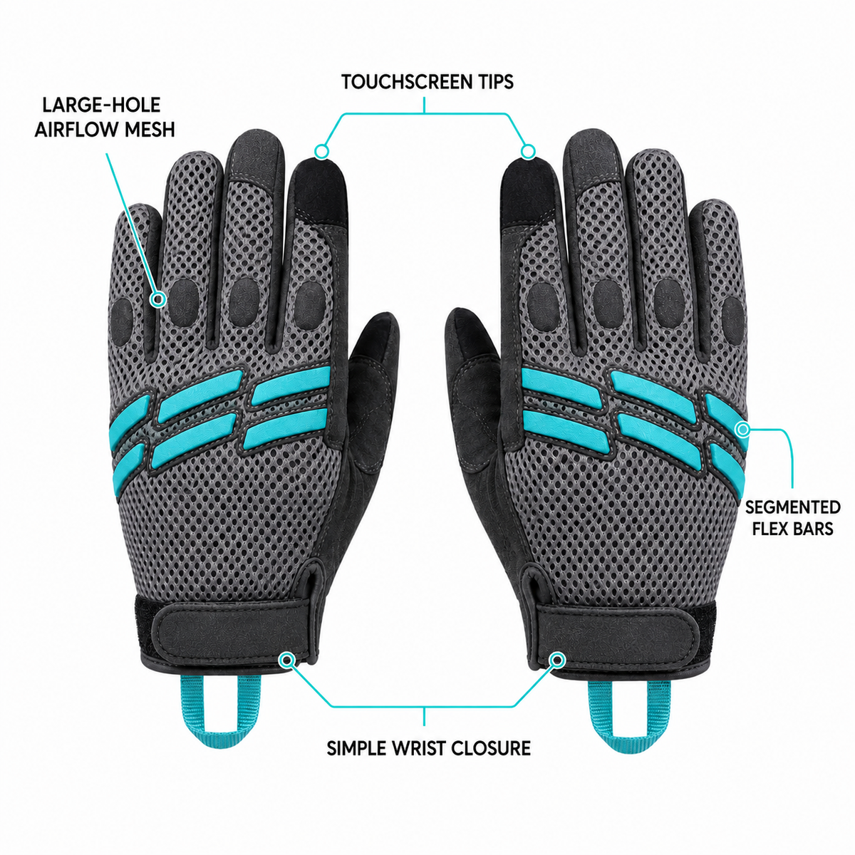 CoreBreeze affordable mesh motorcycle gloves feature guide