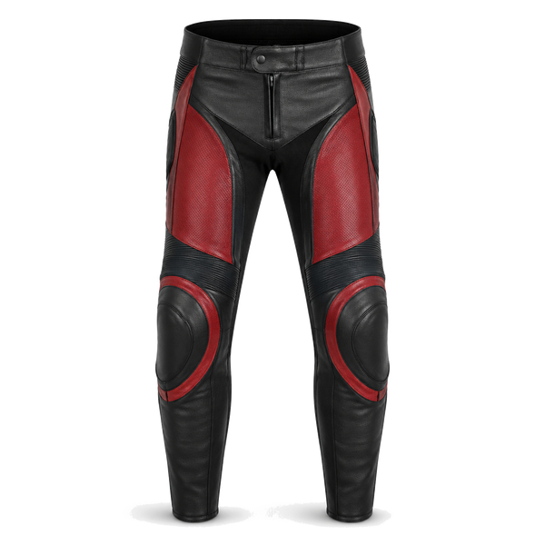 CrimsonArc Leather Motorcycle Racing Pants