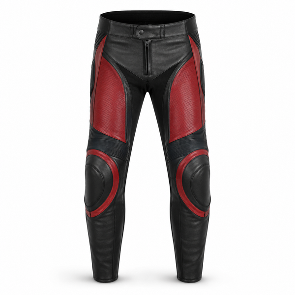CrimsonArc Leather Motorcycle Racing Pants