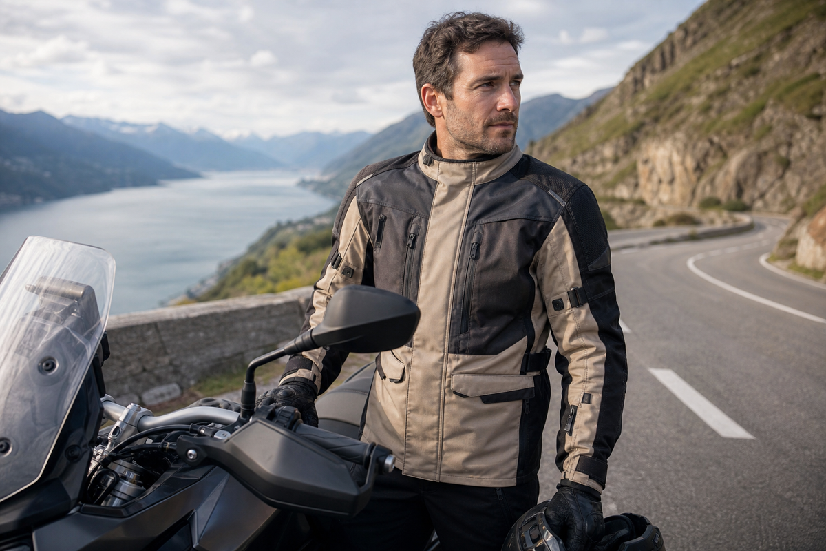 Crosswind Meridian All-Season Motorcycle Jacket lifestyle