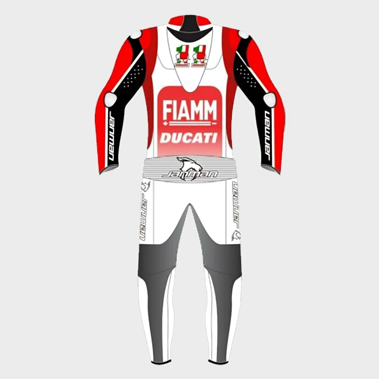 Ducati Fiamm Motorcycle Racing Suit - ZEES MOTO