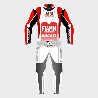 Ducati Fiamm Motorcycle Racing Suit - ZEES MOTO