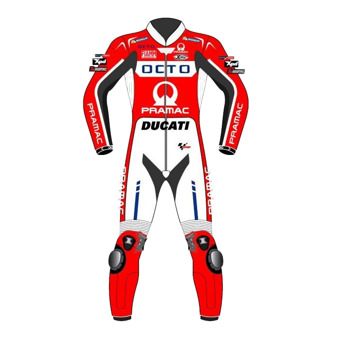 Ducati Pramac Scott Redding MotoGP 2017 Motorcycle Suit - ZEES MOTO