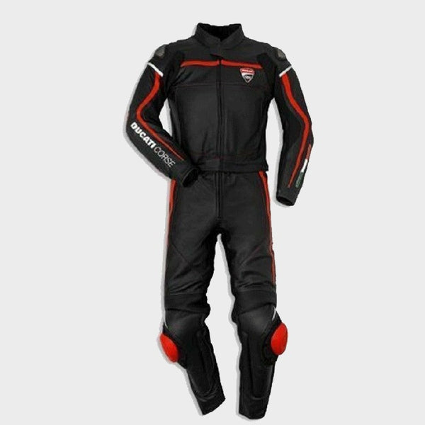 Ducati All Black Motorcycle Racing Suit