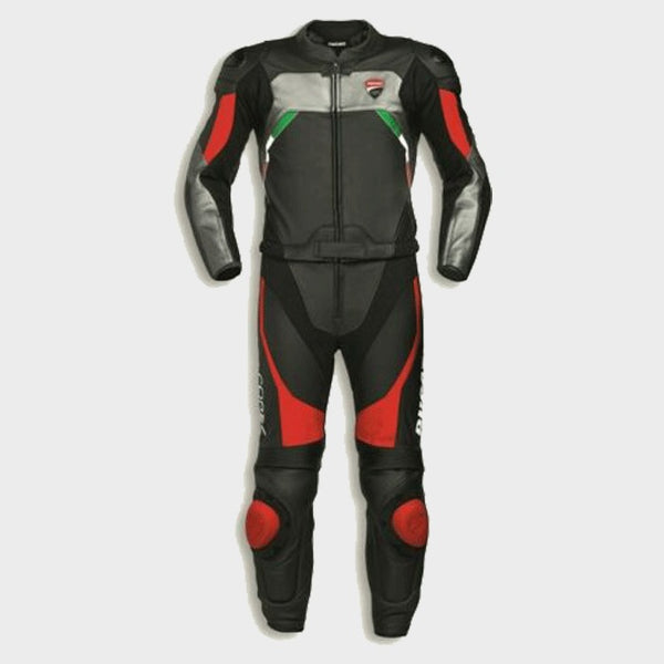 Ducati Black Motorcycle Racing Suit