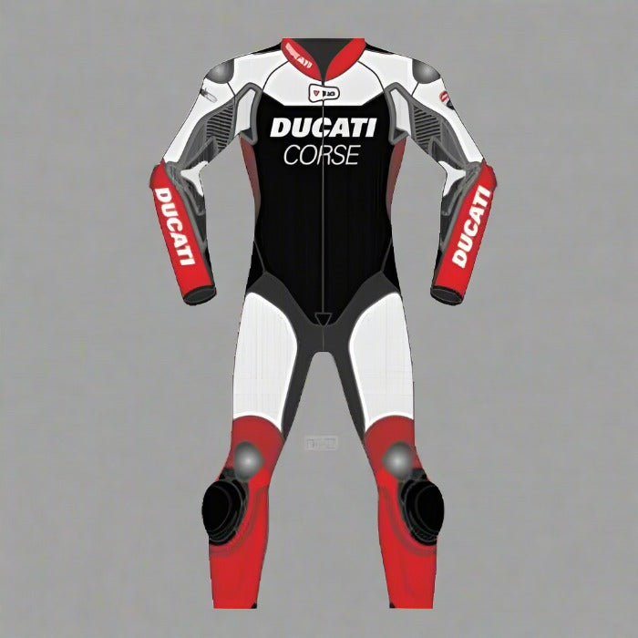 Ducati Corse Exclusive Motorcycle Racing Suit - ZEES MOTO