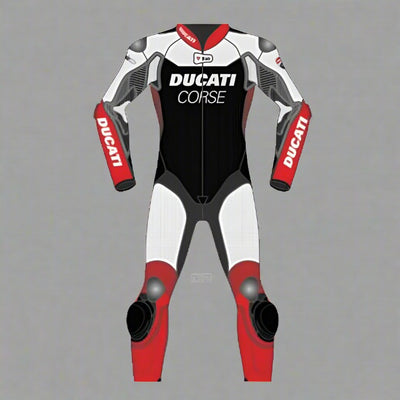 Ducati Corse Exclusive Motorcycle Racing Suit - ZEES MOTO
