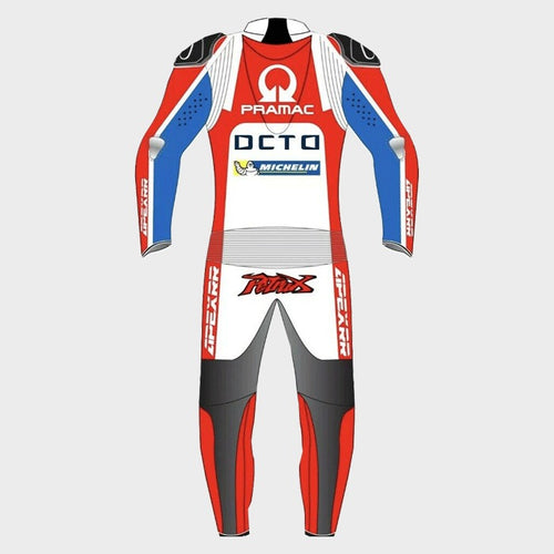 Ducati Pramac Motorcycle Racing Suit - ZEES MOTO