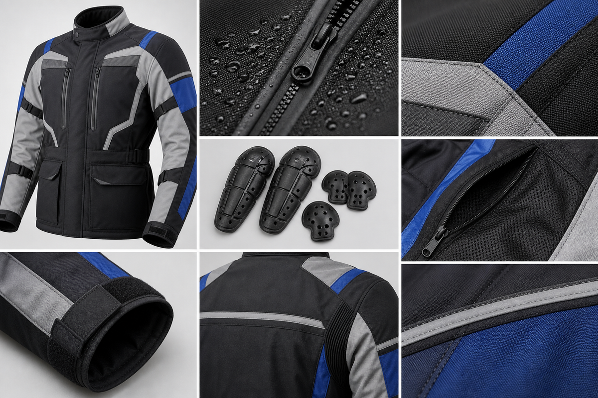 Everest Circuit All-Season Motorcycle Jacket detail