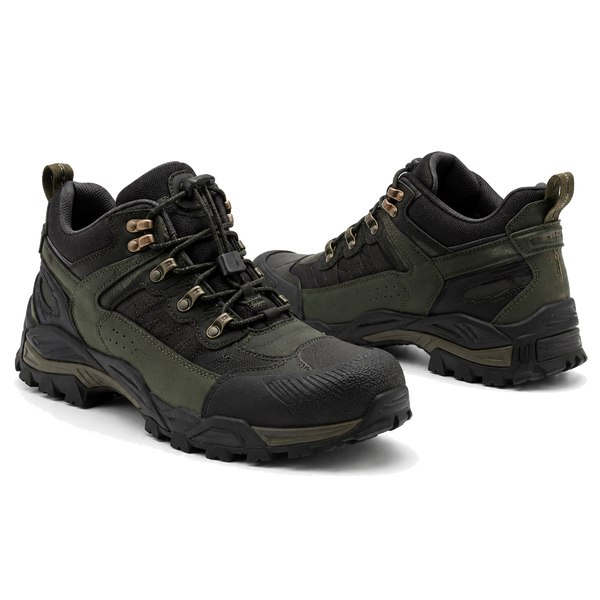 Forest Trek Green Adventure Motorcycle Riding Shoes