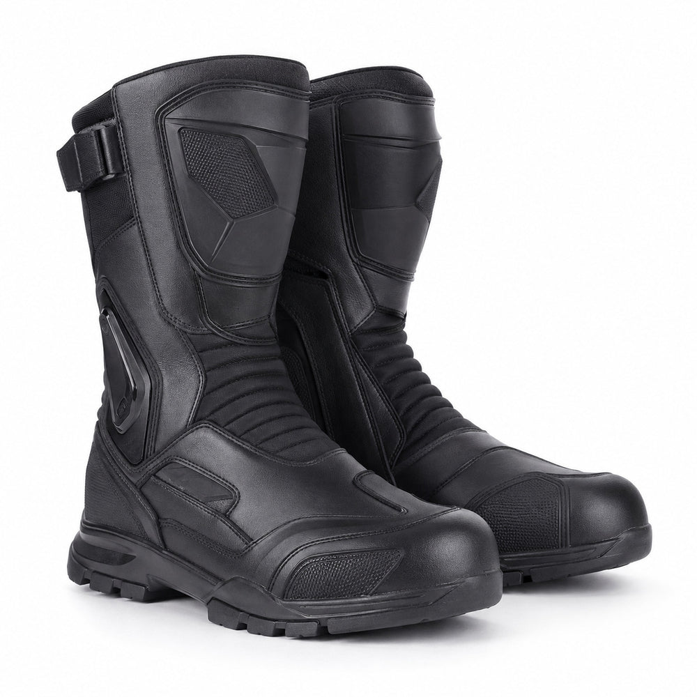ForestWay touring motorcycle boots three-quarter product view
