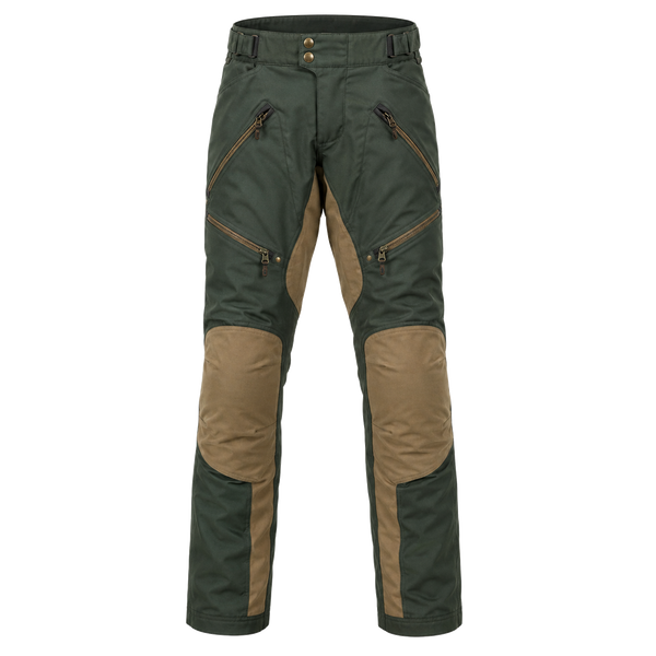 ForestTrek Green Tan Waterproof Textile Motorcycle Pants