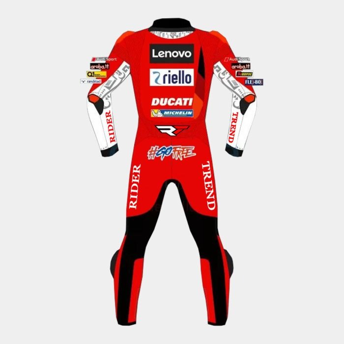 Ducati Francesco Bagnaia MotoGP 2021 Motorcycle Racing Suit - ZEES MOTO